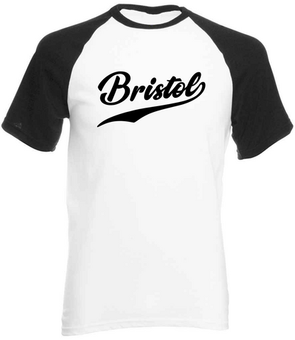 Vintage Retro Bristol Baseball T-Shirt