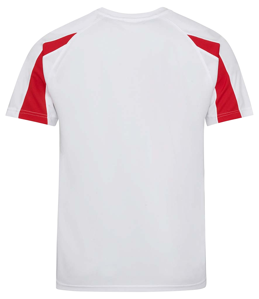 ⚽ Custom Contrast Performance Tee — AWDis JC003
