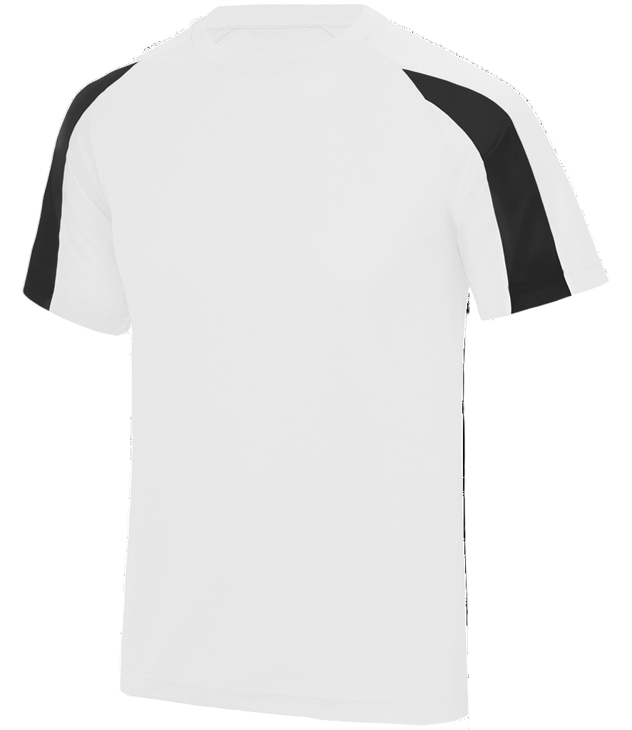 ⚽ Custom Contrast Performance Tee — AWDis JC003
