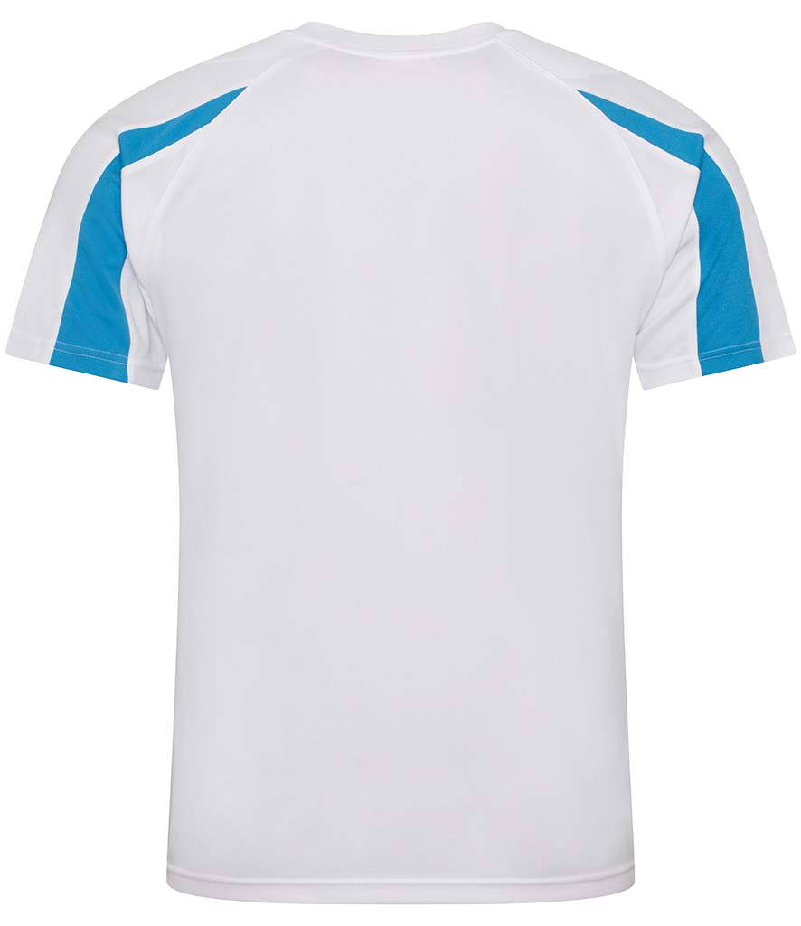 ⚽ Custom Contrast Performance Tee — AWDis JC003