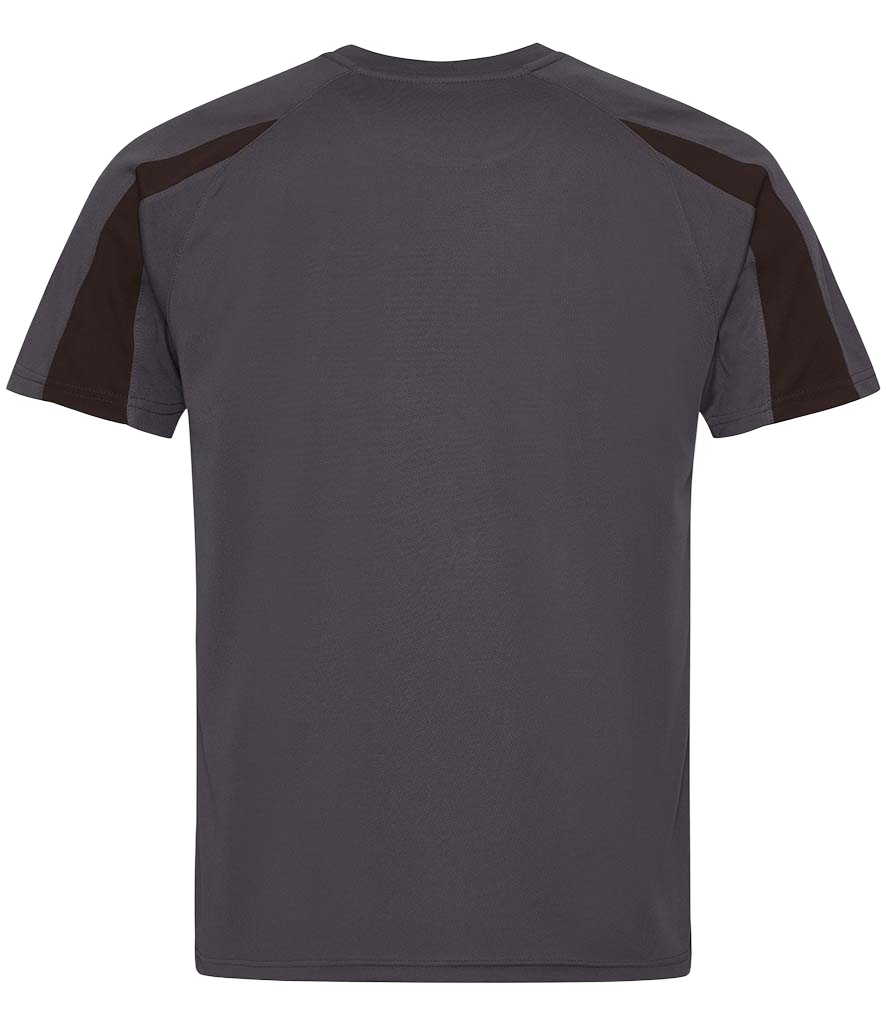 ⚽ Custom Contrast Performance Tee — AWDis JC003