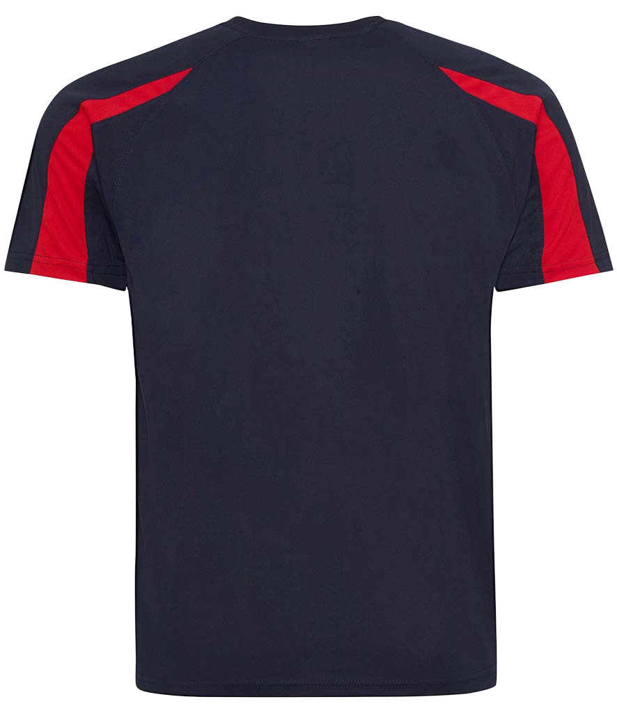 ⚽ Custom Contrast Performance Tee — AWDis JC003