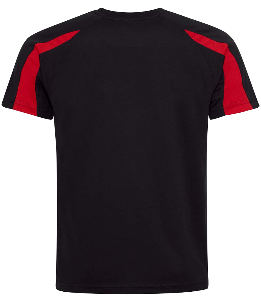 ⚽ Custom Contrast Performance Tee — AWDis JC003