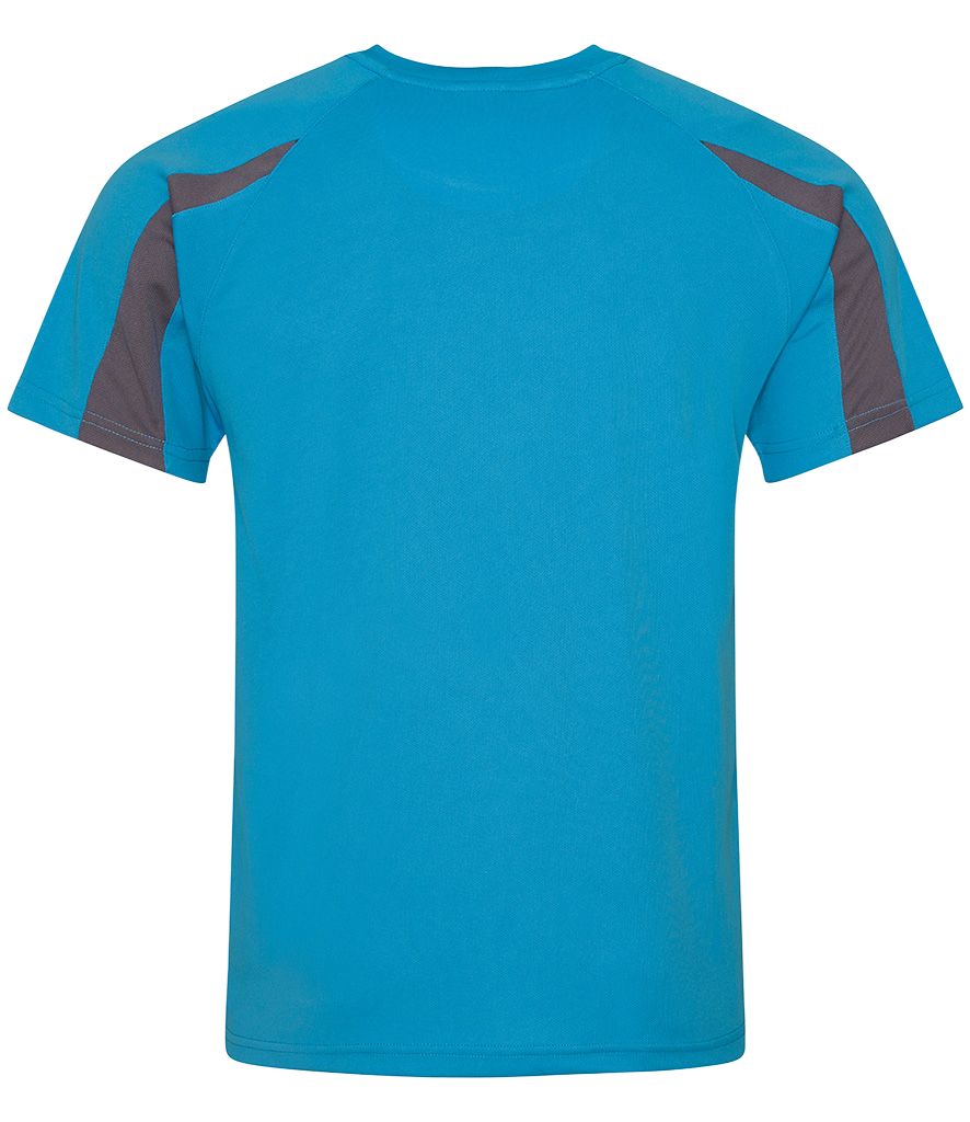 ⚽ Custom Contrast Performance Tee — AWDis JC003