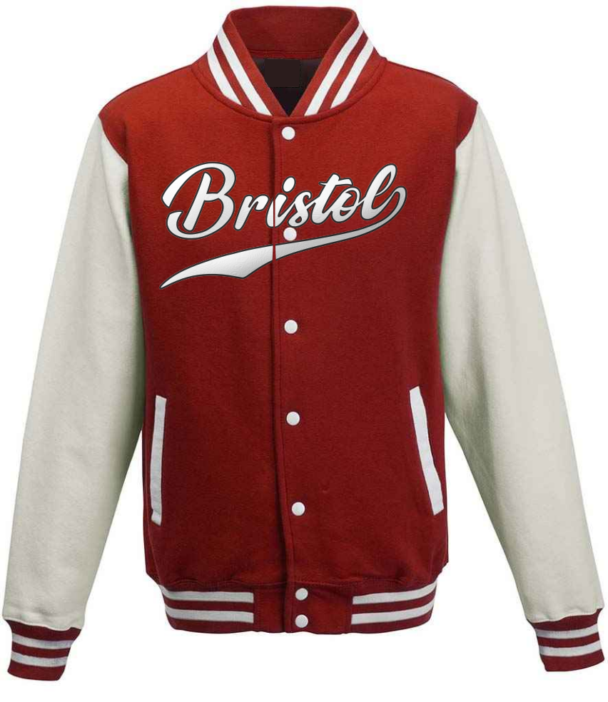 Vintage Retro Bristol Varsity Jacket