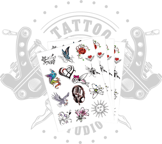 Custom Tattoo Transfers A4 Sheet