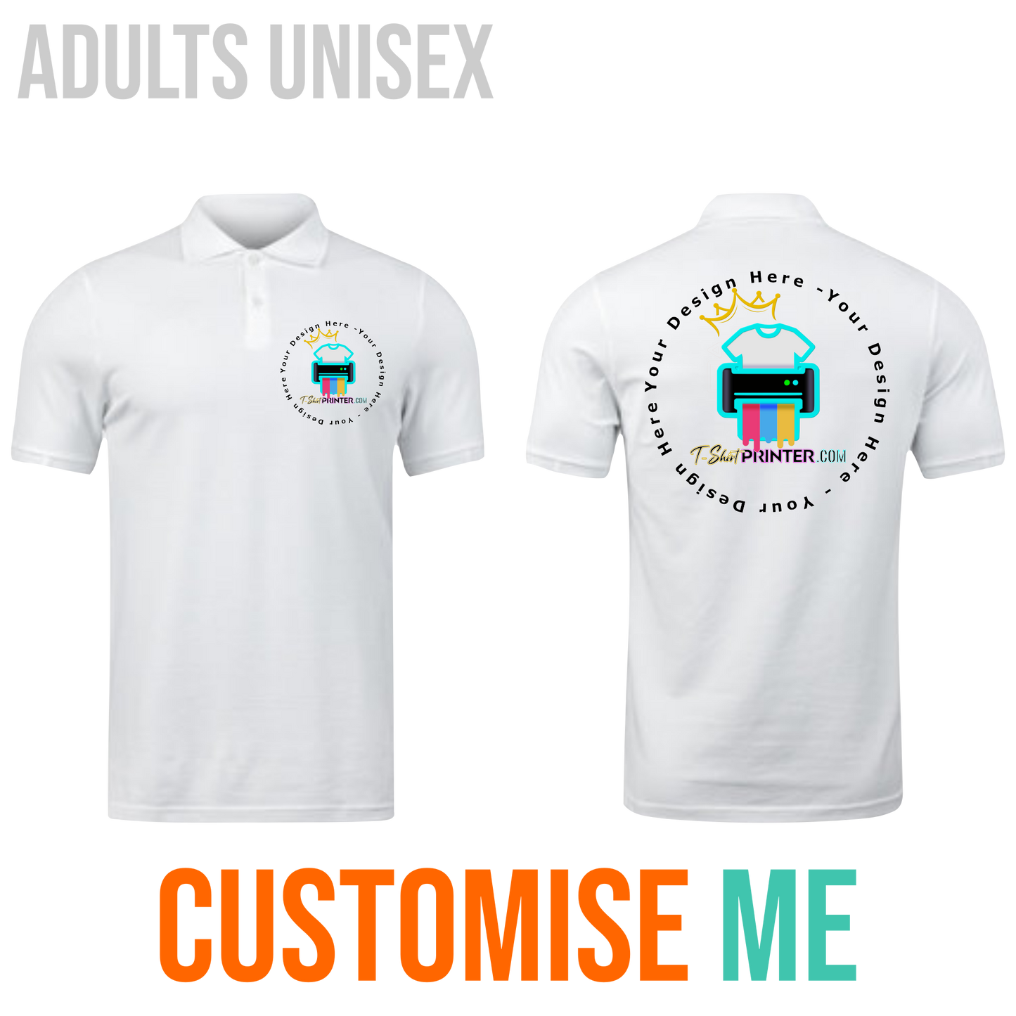 Polo T-Shirt Customisable