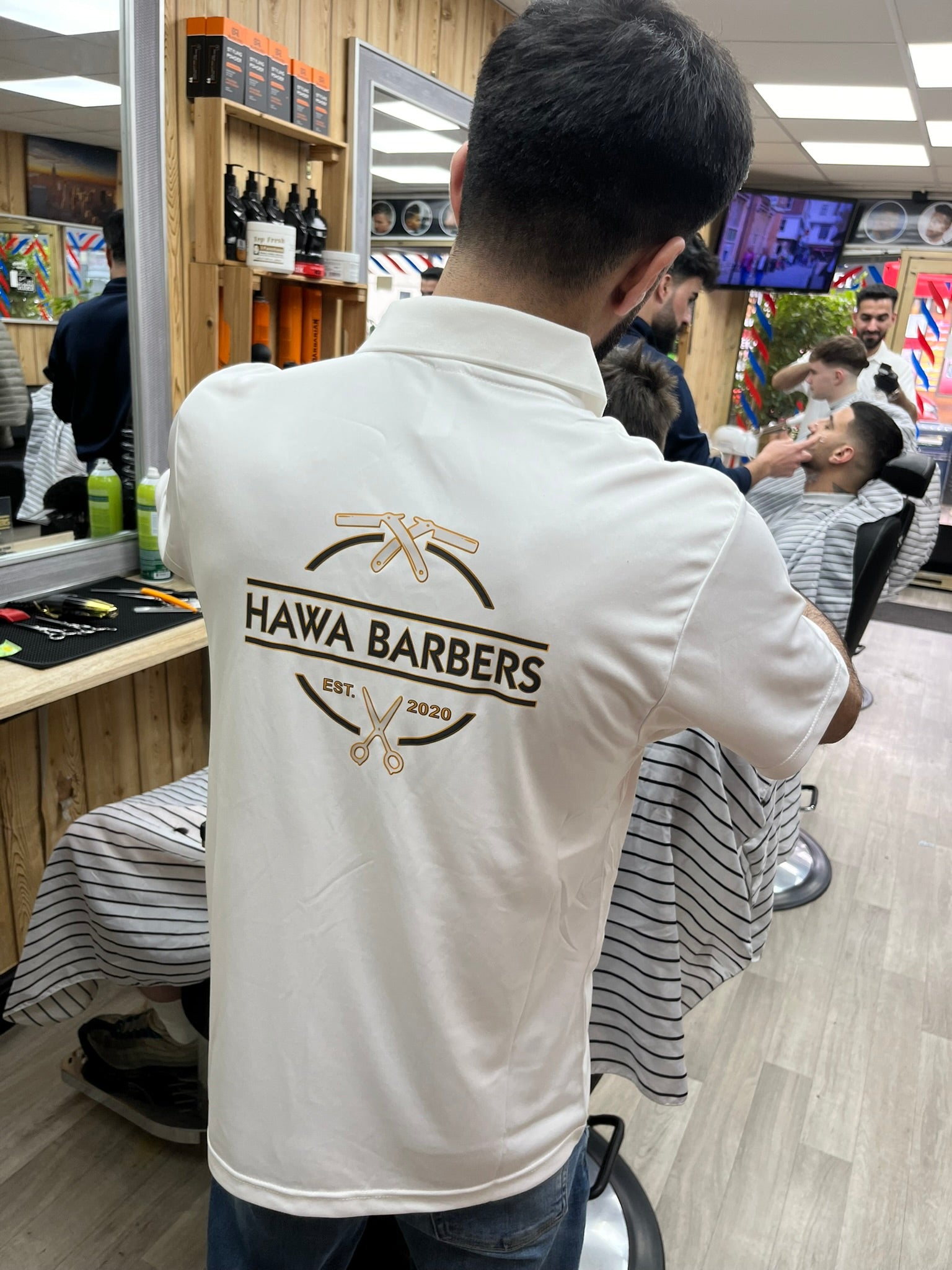 ✂️ Custom Barber Polo Shirt JC021