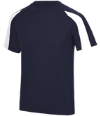 ⚽ Custom Contrast Performance Tee — AWDis JC003