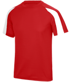 ⚽ Custom Contrast Performance Tee — AWDis JC003