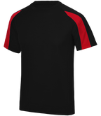⚽ Custom Contrast Performance Tee — AWDis JC003