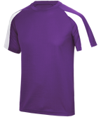 ⚽ Custom Contrast Performance Tee — AWDis JC003