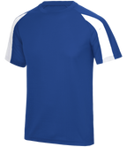 ⚽ Custom Contrast Performance Tee — AWDis JC003