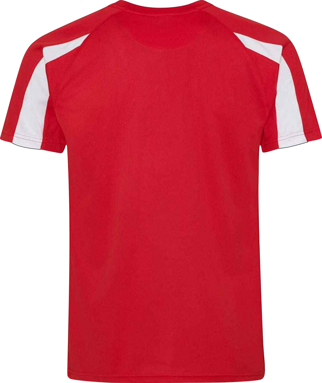 ⚽ Custom Contrast Performance Tee — AWDis JC003