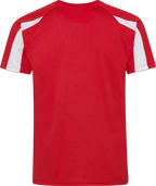 ⚽ Custom Contrast Performance Tee — AWDis JC003