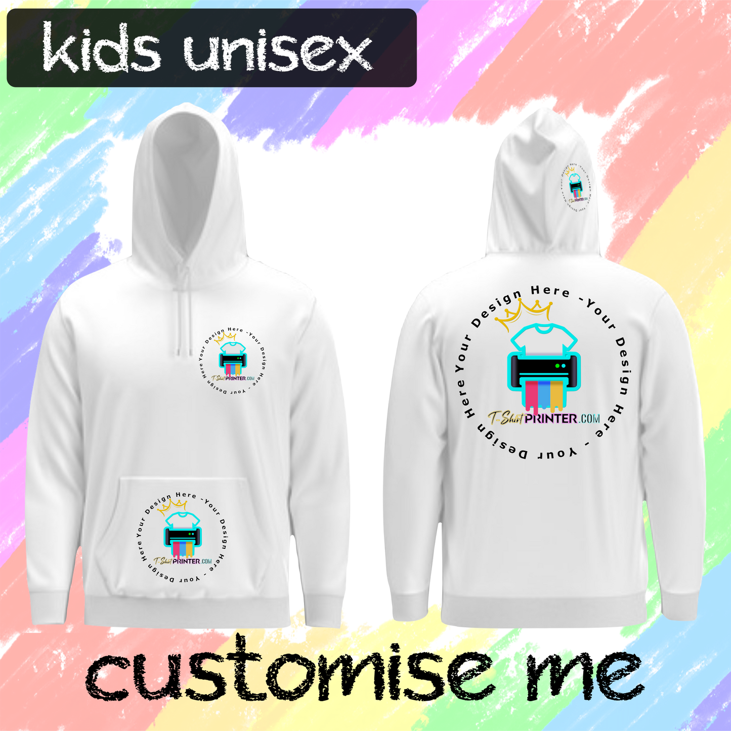 Kids Hoodie Customisable