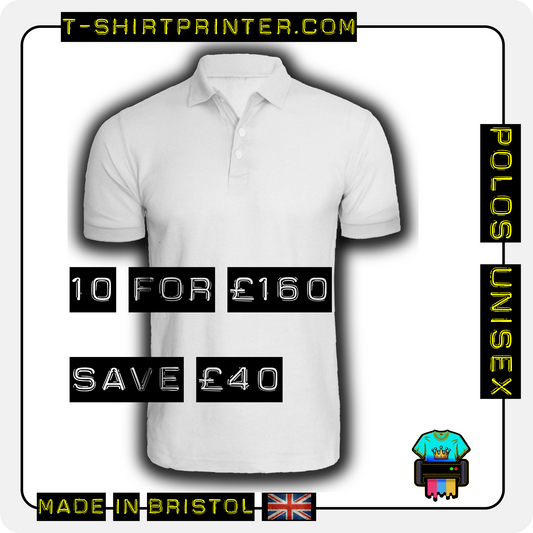 Polo T-Shirts Unisex Adults