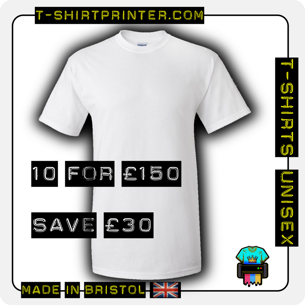 T-Shirts Unisex - 2x Print (Front & Back)
